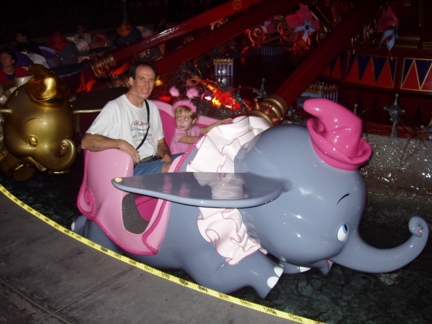 Riley on Dumbo